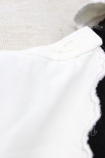 画像7: 【SALE】LODISPOTTO / パール刺繍襟ワンピース M 黒Ｘ白 T-25-10-25-032-LO-OP-SA-ZT429 (7)