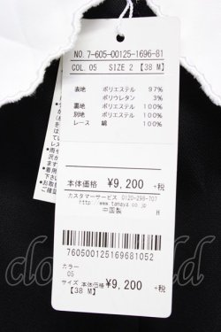 画像10: LODISPOTTO / パール刺繍襟ワンピース M 黒X白 T-25-10-25-032-LO-OP-SA-ZT