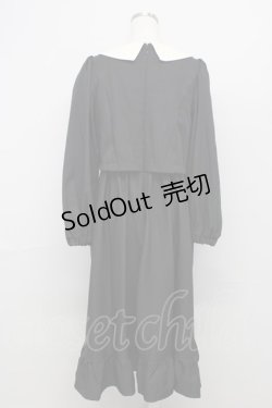 画像2: m petit by misako / サンリオキャラクターズコラボ クロミワッペン付きワンピース M 黒 T-25-10-25-035-LO-OP-SA-ZT