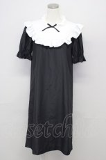 画像1: 【SALE】MILK / Sister dress  ブラック T-25-10-25-036-ML-OP-SA-ZT429 (1)