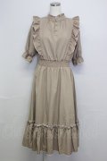 m petit by misako / NINA'SコラボAMハイショクメローワンピース L ブラウン T-25-10-25-005-LO-OP-SA-ZT