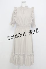 m petit by misako / NINA'SコラボAMハイショクメローワンピース L ブラウン T-25-10-25-005-LO-OP-SA-ZT406