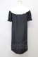 画像2: MILK / Sister dress  ブラック T-25-10-25-036-ML-OP-SA-ZT (2)