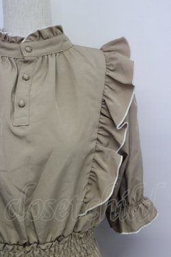 画像3: m petit by misako / NINA'SコラボAMハイショクメローワンピース L ブラウン T-25-10-25-005-LO-OP-SA-ZT