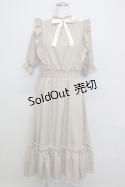 画像6: m petit by misako / NINA'SコラボAMハイショクメローワンピース L ブラウン T-25-10-25-005-LO-OP-SA-ZT406