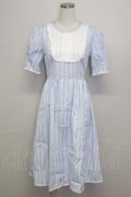 MILK / ドールハウスdress  サックス T-25-10-25-007-ML-OP-SA-ZT