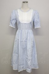 MILK / ドールハウスdress  サックス T-25-10-25-007-ML-OP-SA-ZT404