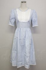 画像1: 【SALE】MILK / ドールハウスdress  サックス T-25-10-25-007-ML-OP-SA-ZT404 (1)