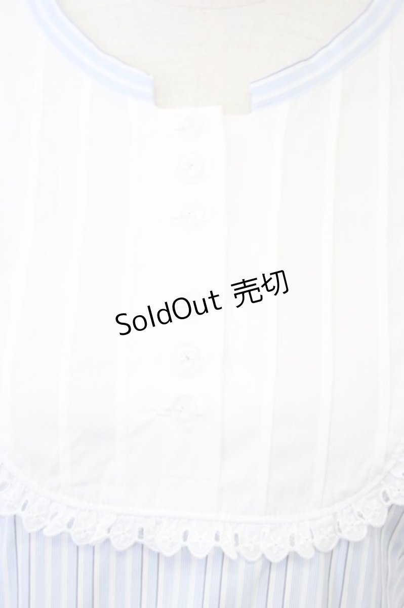 画像4: 【SALE】MILK / ドールハウスdress  サックス T-25-10-25-007-ML-OP-SA-ZT404 (4)