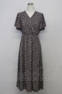 LODISPOTTO / ミニフラワープリントワンピース  ブラウン T-25-10-25-013-LO-OP-SA-ZT405