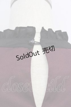 画像3: majoretty / リボンクロスフリルハイネックワンピース L ボルドー T-25-10-25-015-LO-OP-SA-ZT416