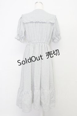 画像2: m petit by misako / AM*ギンガムCHKワンピース L 黒Ｘ白 T-25-10-25-016-LO-OP-SA-ZT423