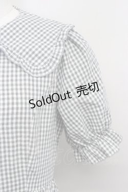 画像3: m petit by misako / AM*ギンガムCHKワンピース L 黒Ｘ白 T-25-10-25-016-LO-OP-SA-ZT423