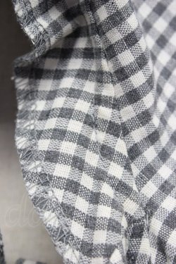 画像6: m petit by misako / AM*ギンガムCHKワンピース L 黒X白 T-25-10-25-016-LO-OP-SA-ZT