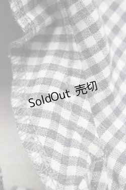 画像6: m petit by misako / AM*ギンガムCHKワンピース L 黒Ｘ白 T-25-10-25-016-LO-OP-SA-ZT423