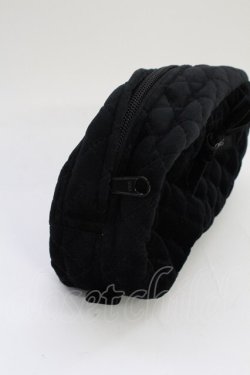 画像3: INGEBORG / ロゴリボンポーチ  黒 T-25-10-29-017-LO-BG-SA-ZT