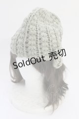 PINK HOUSE / フラワーニット帽  カーキ T-25-10-29-018-LO-AC-SA-ZT