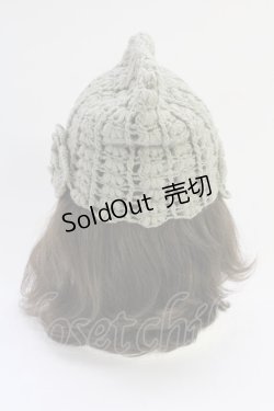 画像2: PINK HOUSE / フラワーニット帽  カーキ T-25-10-29-018-LO-AC-SA-ZT