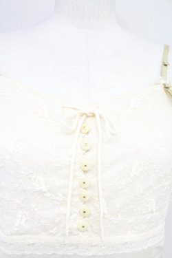 画像4: PINK HOUSE / 裾レース切替キャミワンピース  アイボリー T-25-10-29-002-LO-OP-SA-ZT