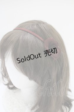 画像2: INGEBORG / カメリアカチューシャ  ブラウン T-25-10-29-023-LO-AC-SA-ZT486