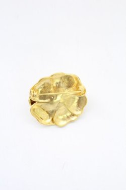 画像2: INGEBORG / カメリアブローチ  ゴールド T-25-10-29-026-LO-AC-SA-ZT