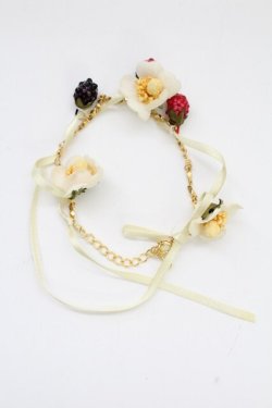 画像1: PINK HOUSE / いちごブレスレット  白X赤 T-25-10-29-028-LO-AC-SA-ZT