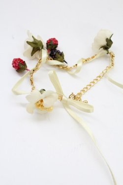 画像3: PINK HOUSE / いちごブレスレット  白X赤 T-25-10-29-028-LO-AC-SA-ZT