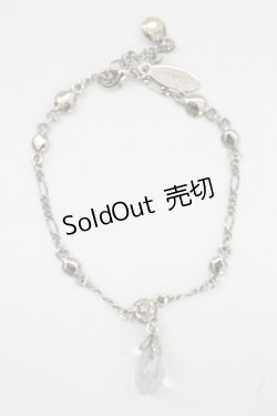 画像1: 【SALE】INGEBORG / しずく&チェーンブレスレット  シルバー T-25-10-29-031-LO-AC-SA-ZT432-F002