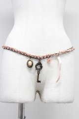 PINK HOUSE / 鍵ハートチェーンベルト  ピンク T-25-10-29-033-LO-AC-SA-ZT432
