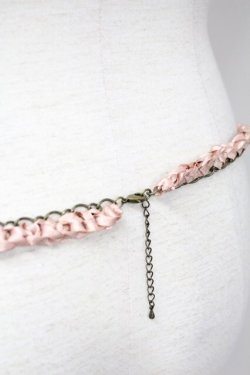画像2: PINK HOUSE / 鍵ハートチェーンベルト  ピンク T-25-10-29-033-LO-AC-SA-ZT