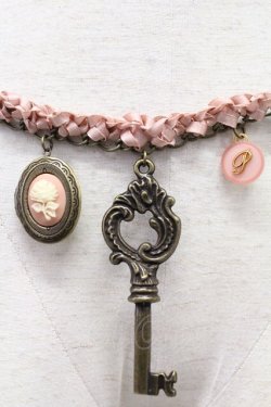 画像3: PINK HOUSE / 鍵ハートチェーンベルト  ピンク T-25-10-29-033-LO-AC-SA-ZT