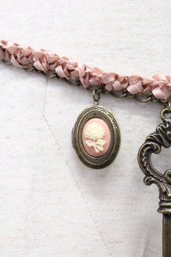 画像4: PINK HOUSE / 鍵ハートチェーンベルト  ピンク T-25-10-29-033-LO-AC-SA-ZT