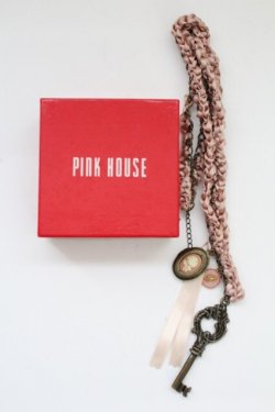 画像6: PINK HOUSE / 鍵ハートチェーンベルト  ピンク T-25-10-29-033-LO-AC-SA-ZT