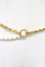 画像3: 【SALE】KETTY / パールチェーンベルト  白Ｘゴールド T-25-10-29-034-EL-AC-SA-ZT432 (3)