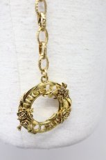 画像2: 【SALE】INGEBORG / カメリアチェーンベルト  ゴールド T-25-10-29-035-LO-AC-SA-ZT432 (2)