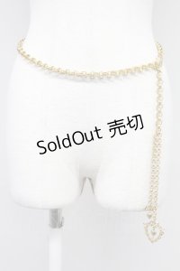 KETTY / ハートチェーンベルト  ゴールド T-25-10-29-036-EL-AC-SA-ZT432