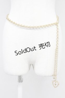 画像1: KETTY / ハートチェーンベルト  ゴールド T-25-10-29-036-EL-AC-SA-ZT432