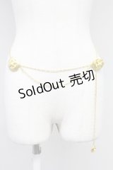 INGEBORG / ローズまるモチーフチェーンベルト  ゴールド T-25-10-29-037-LO-AC-SA-ZT432