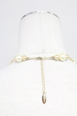 画像2: INGEBORG / パールチェーンネックレス  白Xゴールド T-25-10-29-038-LO-AC-SA-ZT