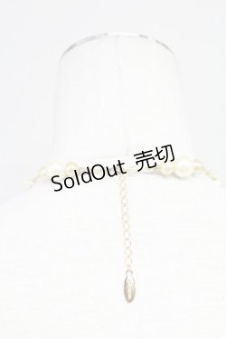 画像2: 【SALE】INGEBORG / パールチェーンネックレス  白Ｘゴールド T-25-10-29-038-LO-AC-SA-ZT434-F002