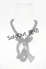 PINK HOUSE / オーガンジー重ねネックレス  黒 T-25-10-29-039-LO-AC-SA-ZT