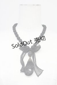 PINK HOUSE / オーガンジー重ねネックレス  黒 T-25-10-29-039-LO-AC-SA-ZT