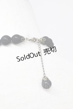 画像2: PINK HOUSE / オーガンジー重ねネックレス  黒 T-25-10-29-039-LO-AC-SA-ZT