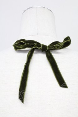 画像2: INGEBORG / パールリボンネックレス  グリーン T-25-10-29-040-LO-AC-SA-ZT