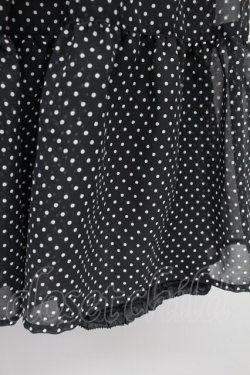 画像5: PINK HOUSE / シフォンドットキャミブラウス  黒X白 T-25-10-29-003-LO-BL-SA-ZT