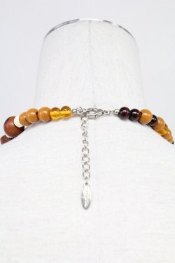 画像2: INGEBORG / ウッドパールネックレス  ブラウン T-25-10-29-041-LO-AC-SA-ZT