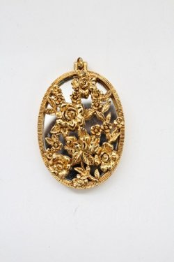 画像1: INGEBORG / ミラーペンダントトップ  ゴールド T-25-10-29-042-LO-AC-SA-ZT