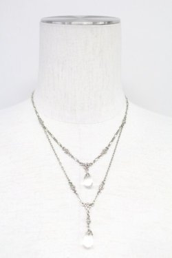 画像1: INGEBORG / しずく&チェーンネックレス  シルバー T-25-10-29-043-LO-AC-SA-ZT
