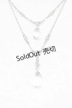 画像3: 【SALE】INGEBORG / しずく&チェーンネックレス  シルバー T-25-10-29-043-LO-AC-SA-ZT434