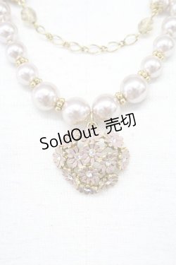 画像3: INGEBORG / フラワーパールチェーンネックレス  ピンクXゴールド T-25-10-29-044-LO-AC-SA-ZT